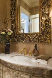 luxury mirror bathroom